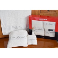 Pierre Cardin Σετ Πετσέτες Μονόχρωμες -Λευκό- 3τμχ σε κουτί