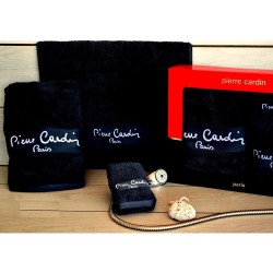 Pierre Cardin Σετ Πετσέτες Μονόχρωμες -Μαύρο- 3τμχ σε κουτί